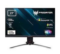 Acer Predator XB273KGPbmiipprzx Monitor Gaming G-SYNC Compatible, 27", Display 4K IPS UHD, 144 Hz, 1 ms, 16:9, HDMI 2.0, DP 1.4, USB 3.0, Speaker Integrati, Cavi DP, USB3.0 Inclusi