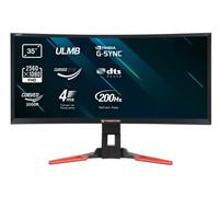 Acer Predator Z35 Monitor 35" Curvo, Risoluzione 2560x1080, Luminosità 300 cd/m2, Tempo di Risposta 4ms, Tecnologia nVidia G-Sync, Display Port, HDMI, USB 3.0, Colore Nero/Rosso