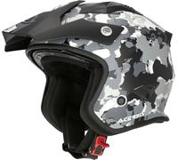 Acer ria Camo, casco aperto M female Opaco Nero/Bianco/Grigio