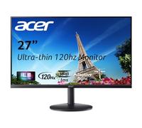 acer SB273 G0bi 27" IPS Full HD (1920 x 1080) Ultra-Thin Zero-Frame Gaming Office Monitor | Adaptive-Sync Support (FreeSync Compatible) | Up to 120Hz Refresh | 1ms (VRB) | Tilt | HDMI & VGA Ports