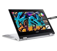 acer Spin 311-2H 11.6" 2-in-1 Touchscreen Chromebook (Intel 4-Core Celeron N4000, 64GB eMMC, 4GB RAM, Stylus, Webcam, IPS) Flip Convertible Home & Education Laptop, IST Computers Pen, Chrome OS