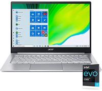 acer Swift 3 laptop sottile e leggero, display FHD da 14 pollici, processore Intel EVO Core i7-1165G7, 8 GB di RAM, SSD NVMe da 1 TB, Wi-Fi 6, lettore di impronte digitali, tastiera retroilluminata,