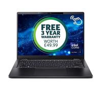 Acer TravelMate P6 TM 14 U7-155H 16G 512GB W11P Intel Core Ultra 7 Computer portatile 35,6 cm [14] Touch screen WUXGA 16 GB LPDDR5x-SDRAM SSD Wi-Fi 7 [802.11be] Windows 11 Pro Nero (Acer TravelMate P