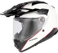 Acerbis Attack, casco avventura M female Bianco/Nero/Rosso