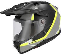 Acerbis Attack, casco avventura XXL female Opaco Grigio/Nero/Giallo Fluo
