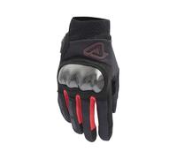 Acerbis Ramsey My Vented Pro Mesh Guanti da motocicletta, nero-rosso, taglia XL per maschi