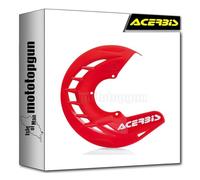 acerbis 0016057.110 + 0025014 paradisco anteriore x-brake rosso compatibile con honda crf 300 rx 2019 2020 2021 2022 2023 2024 mototopgun