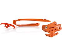 Acerbis 0022349 KTM, kit cursore/guida catena male Arancione