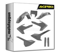 acerbis 0022375.070 kit completo plastiche grigio compatibile con husqvarna fe 450 2017 2018 2019 mototopgun