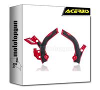 acerbis 0022894.349 paratelaio x-grip rosso nero compatibile con beta rr 300 2t racing 2013 2014 2015 2016 2017 2018 2019 mototopgun