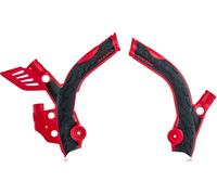 Acerbis 0022894 Beta, Protezione telaio X-Grip male Rosso/Nero