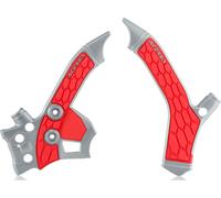 Acerbis 0023405 Honda, Protezione telaio X-Grip male Grigio/Rosso