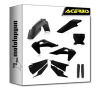 acerbis 0023481.090 kit plastiche completo nero compatibile con husqvarna tx 300 i 2020 2021 mototopgun