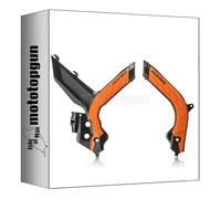 acerbis 0023599.313 paratelaio x-grip nero arancio compatibile con ktm sx 125 2019 2020 2021 2022 mototopgun