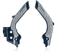 Acerbis 0023600 Husqvarna, Protezione telaio X-Grip male Blu/Grigio