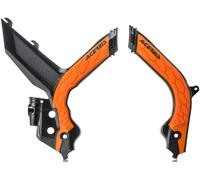 Acerbis 0024009 KTM, Protezione telaio X-Grip male Nero/Arancione