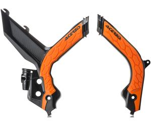 Acerbis 0024009 KTM, Protezione telaio X-Grip male Nero/Arancione