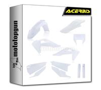 acerbis 0024051.031 kit completo plastiche bianco 2 compatibile con husqvarna te 250i 2020 2021 2022 mototopgun