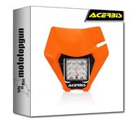 acerbis 0024303.011.016 mascherina portafaro vsl arancio compatibile con ktm xcf-w 350 2020 2021 mototopgun