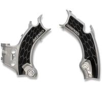 Acerbis 0024715 Honda CRF 450, Protezione del telaio X-Grip male Argento/Nero