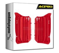acerbis 0024716.110 griglia radiatore rosso compatibile con honda crf 250 r 2022 mototopgun