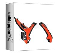 acerbis 0025245.313 paratelaio x-grip nero arancio compatibile con ktm exc 300 2024 2025 mototopgun