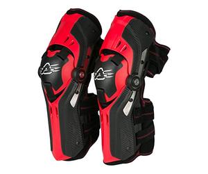 Acerbis 247992425 316 Ginocchiera Gorilla, Nero/Rosso, Taglia Unica