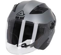 Acerbis Firstway 2.0, casco jet S male Grigio Opaco