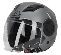 Acerbis Vento, casco jet XS male Grigio Opaco