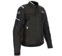 Acerbis Ruby, giacca tessile donna impermeabile XS female Nero/Bianco