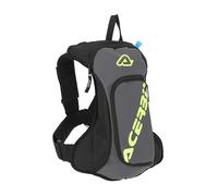 Acerbis Acqua Logo Zaino con sacca idrica 5L Camelbag per motociclismo e ciclismo (Grigio, Universale)