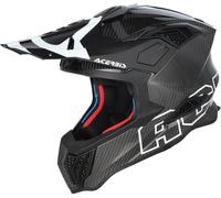 Acer irstrike-C Carbon Casco da motocross, Bianco/nero, Taglia M (57/58)