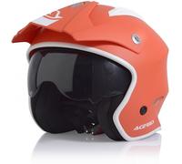 ACERBIS Casco Jet Aria, Unisex-Adulto, Arancione/Bianco, XS