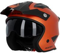 Acerbis Aria Metallic Casco Jet, arancione, taglia 2XL