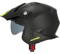 Acerbis Aria Solid, casco aperto L male Opaco Nero/Giallo Fluo