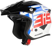 Acer ria Sport Casco Jet, bianco-rosso-blu, taglia L per maschi