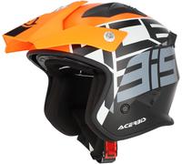 Acer ria Sport Casco Jet, nero-arancione, taglia S per maschi