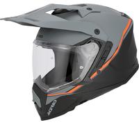 Acerbis Assault, casco avventura M female Opaco Grigio/Nero/Arancione