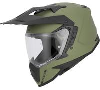 Acer ssault Casco da enduro, verde opaco, Taglia L (59/60)