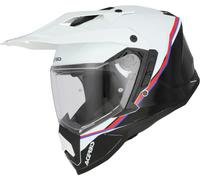 Acer ssault Graphic Casco da enduro, bianco/nero, Taglia L (59/60)