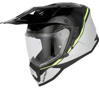 Acer ssault Graphic Casco da enduro, nero opaco/giallo, Taglia XXL (63/64)