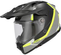 Acerbis Attack, casco avventura M female Opaco Grigio/Nero/Giallo Fluo
