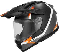 Acer ttack Graphic Casco da enduro, nero opaco/arancione, Taglia XL (61/62)