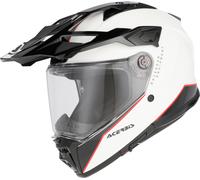 Acer ttack Logo Casco da enduro, bianco/nero, Taglia XXL (63/64)