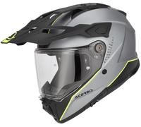Acer ttack Logo Matt Casco Enduro, grigio-giallo, taglia M per maschi