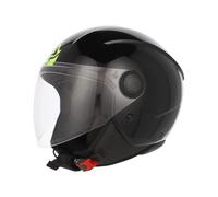 Acer rezza Casco Jet Termoplastico Omologato ECE 22-06 Taglia L | Visiera Trasparente, Interni Removibili, Chiusura Micrometrica, Unisex Quattro Stagioni, Peso 1100 g