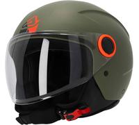 Acerbis Brezza, casco jet XL male Verde Opaco