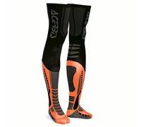 Calze Acerbis X-Leg Pro Nero-Arancio L