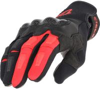 Acer arbon G 5.0 Guanti da motocicletta, nero/rosso, Taglia M