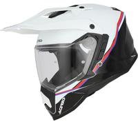 Acerbis Assault, casco avventura L female Bianco/Nero/Rosso/Blu